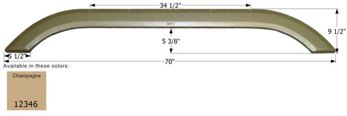 Forest river tandem fender - forest,